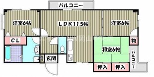 オリーブＣの物件間取画像